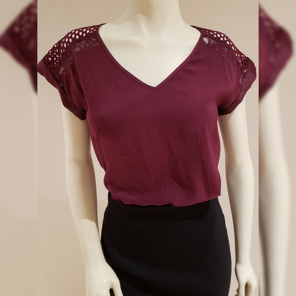 Express silky short sleeve top - Picture 1 of 6
